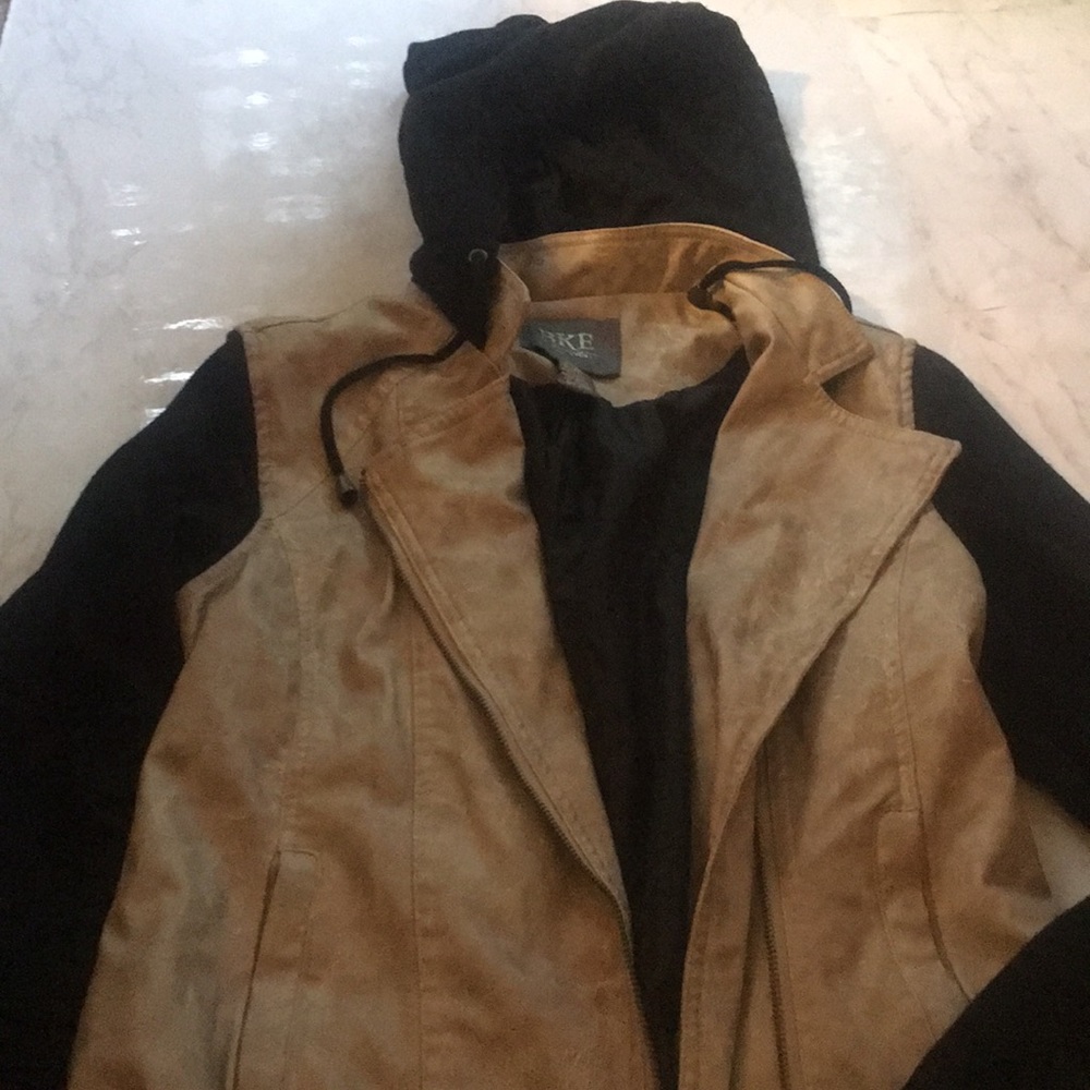 2 for $20/ Bke faux leather jacket